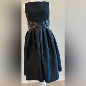 Embroidered evening dress